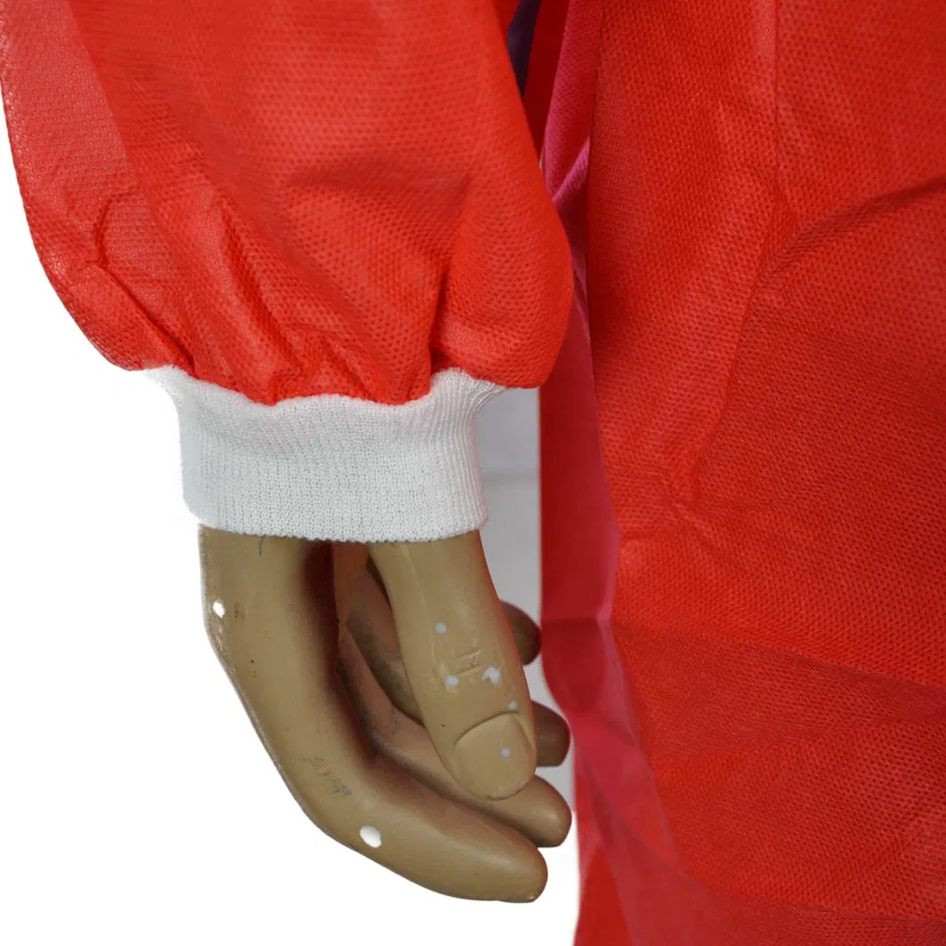 Type 5 6 Waterproof Ventilate Breathable Nonwoven Tape Seam Safety Coverall PPE