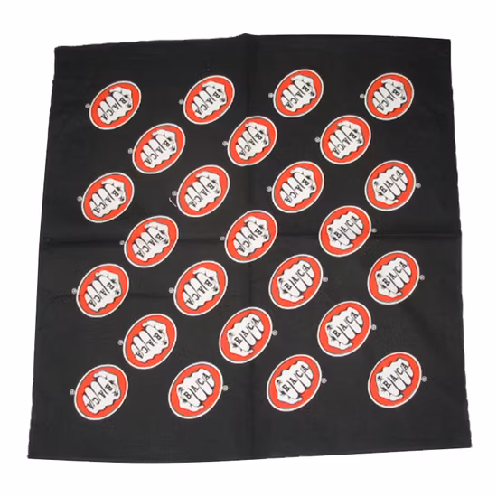 도매 다기능 21*21 인치 관례에 의하여 인쇄되는 페이즐리 사각 폴리에스테 면 두건